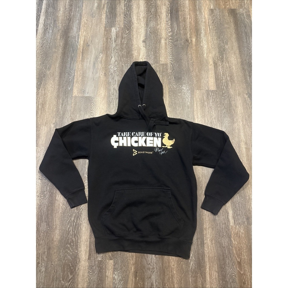 Marshawn Lynch Beast Mode  Hoodie Size Small Take Care Yo Chicken